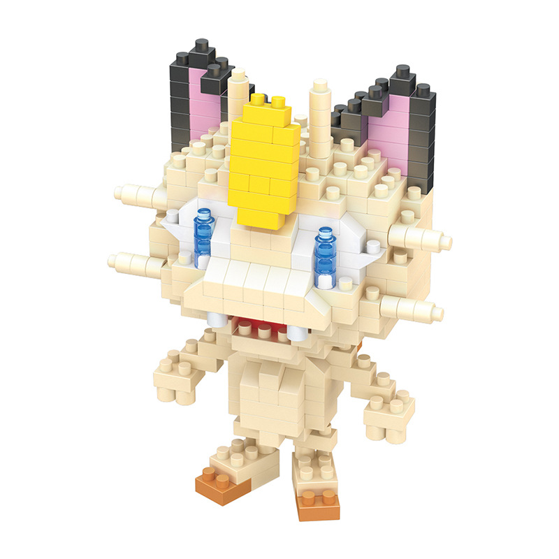 LBYU DIY toy pokemon Pokémon Pokemon miniature diamond small particle puzzle bricks. 