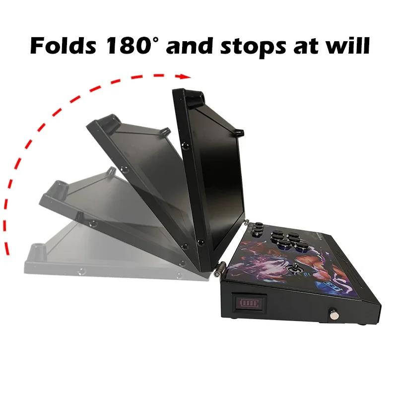 14-Inch 3D Pandora Console Folding Portable Arcade Console Pandora DX Box 26800 in 1 720P HD Screen Mini Arcade Moonlight. 