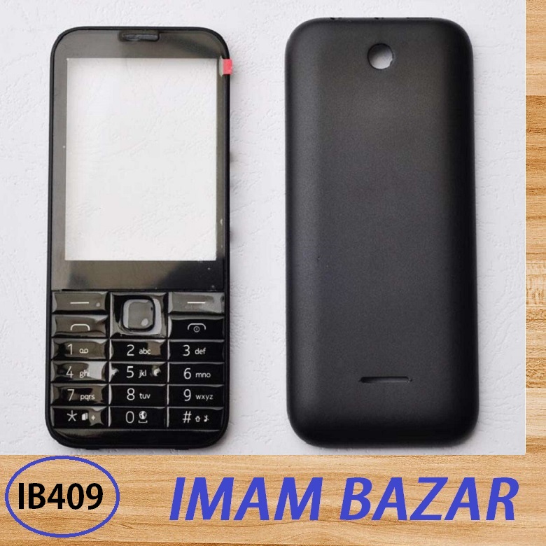 New Case For Nokia 225  Facing Front Frame Keypads Battery Rear Door Back Cover casing. 