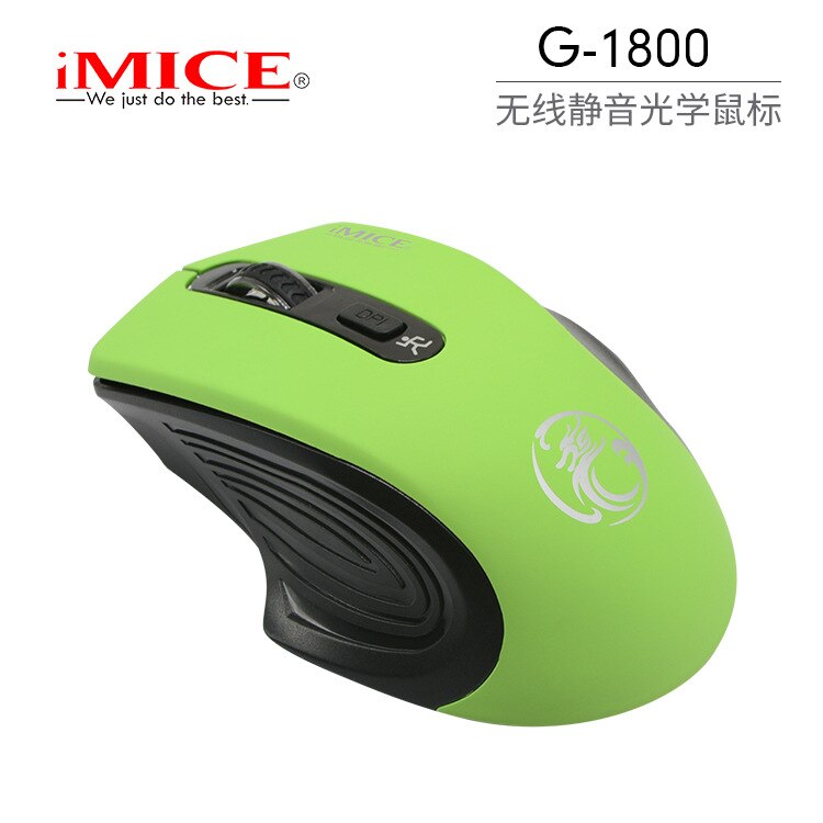 IMICE G-1800 Factory Direct Supply 2.4G Wireless Mute Mouse Business Office Gift 4 Button Gaming Wireless Mouse Bluetooth Mouse. 