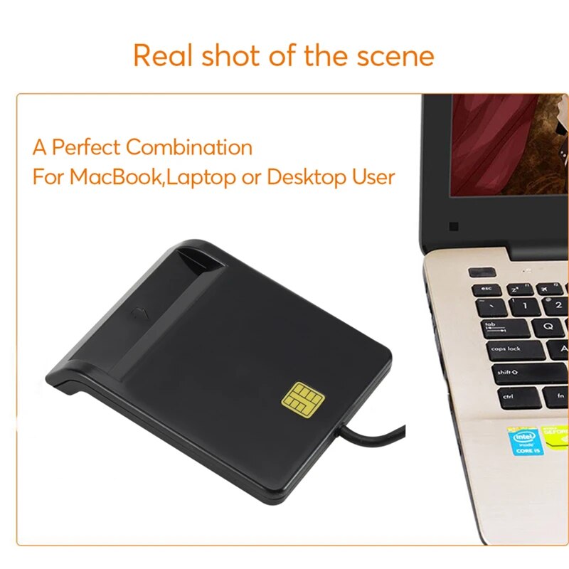 TABLLYUGE USB SIM Smart Card Reader For Bank Card IC/ID EMV SD TF MMC Card readers USB-CCID ISO 7816 for Windows 7 8 10 Linux. 