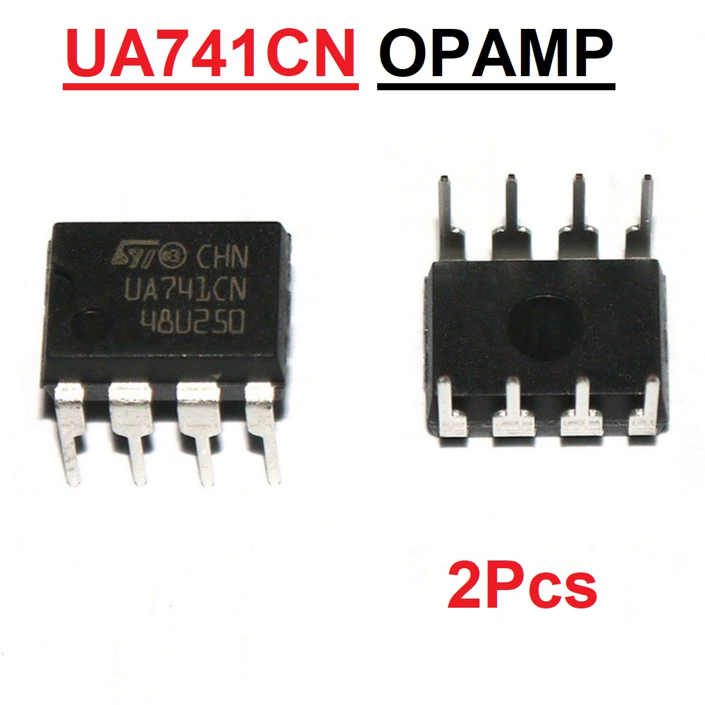 2Pcs- UA741CP UA741CN UA741 741 Operational Amplifier IC OPAMP Low Power Dual Operational Amplifiers LM741 DIP 8 Pin Chip IC Electrical Circuitry & Parts. 