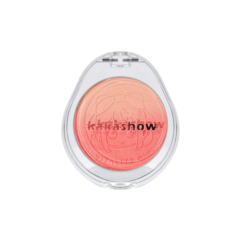 Kakashow Vitality Blush Natural Nude Gradient Blush Highlighter Palette is all in one delicate package. 