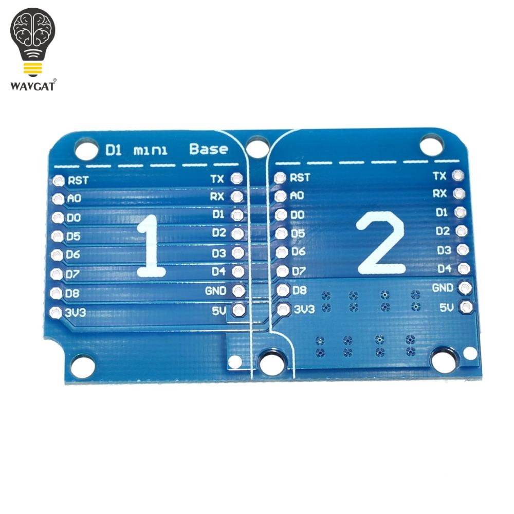 【The road to happiness Store】Dual Base for WAVGAT D1 mini WIFI Internet of Things development board based. 