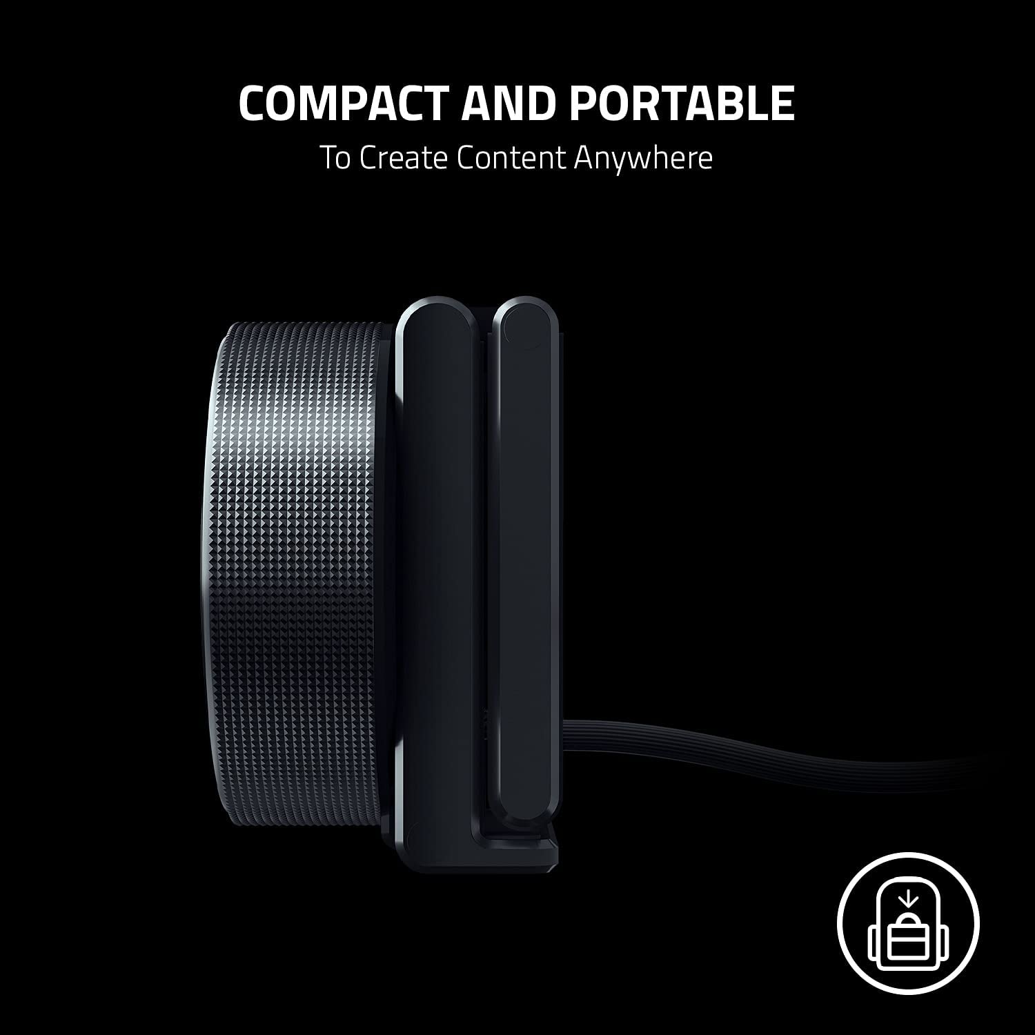 Razer Kiyo X Full HD Streaming Webcam: 1080p 30FPS or 720p 60FPS Equipped with Auto Focus Fully Customizable Settings. 