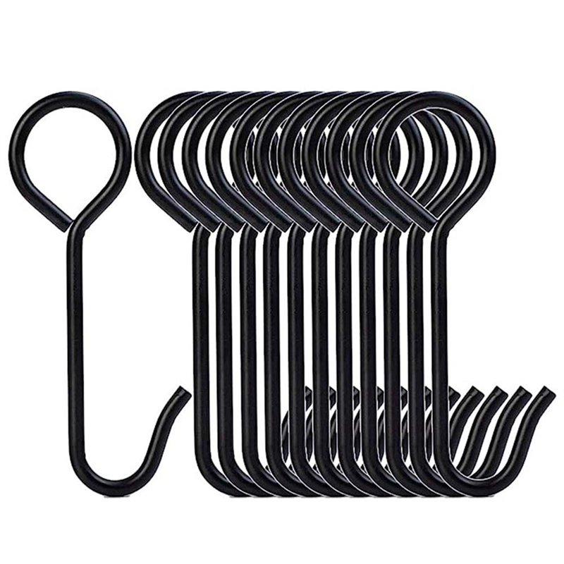 12 Pack 6 Inch Steel Target Hanger Shooting Target Hook Gong Target Hanging Pipe Target Holders Targets Stand Kit Durable Easy to Use