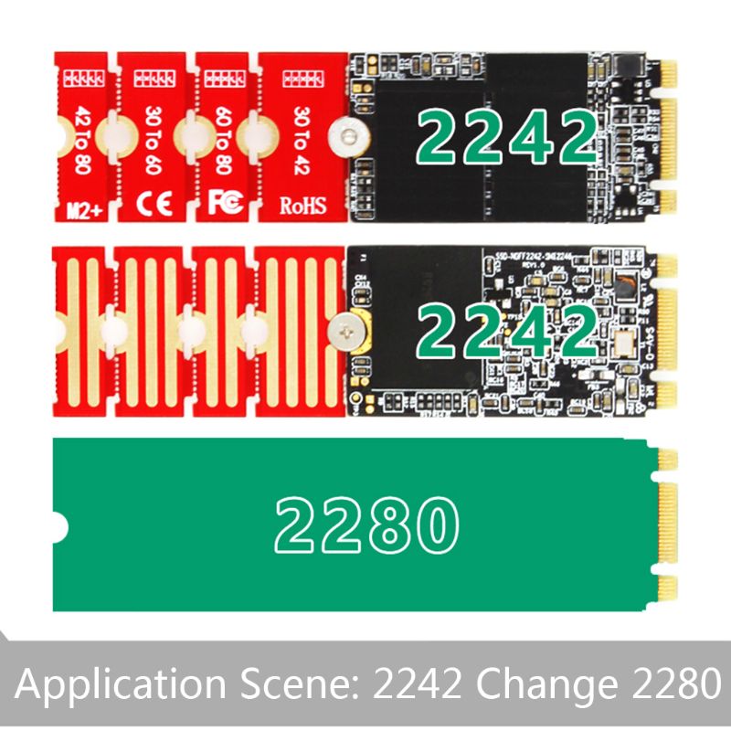 M2 M2PLUS NVME M.2 Extended Transfer 2230, 2242, 2260, 2280 Aircraft M2 CHANGE LONG SIZE NVME M.2 U.2 M3 M.3 SSD. 