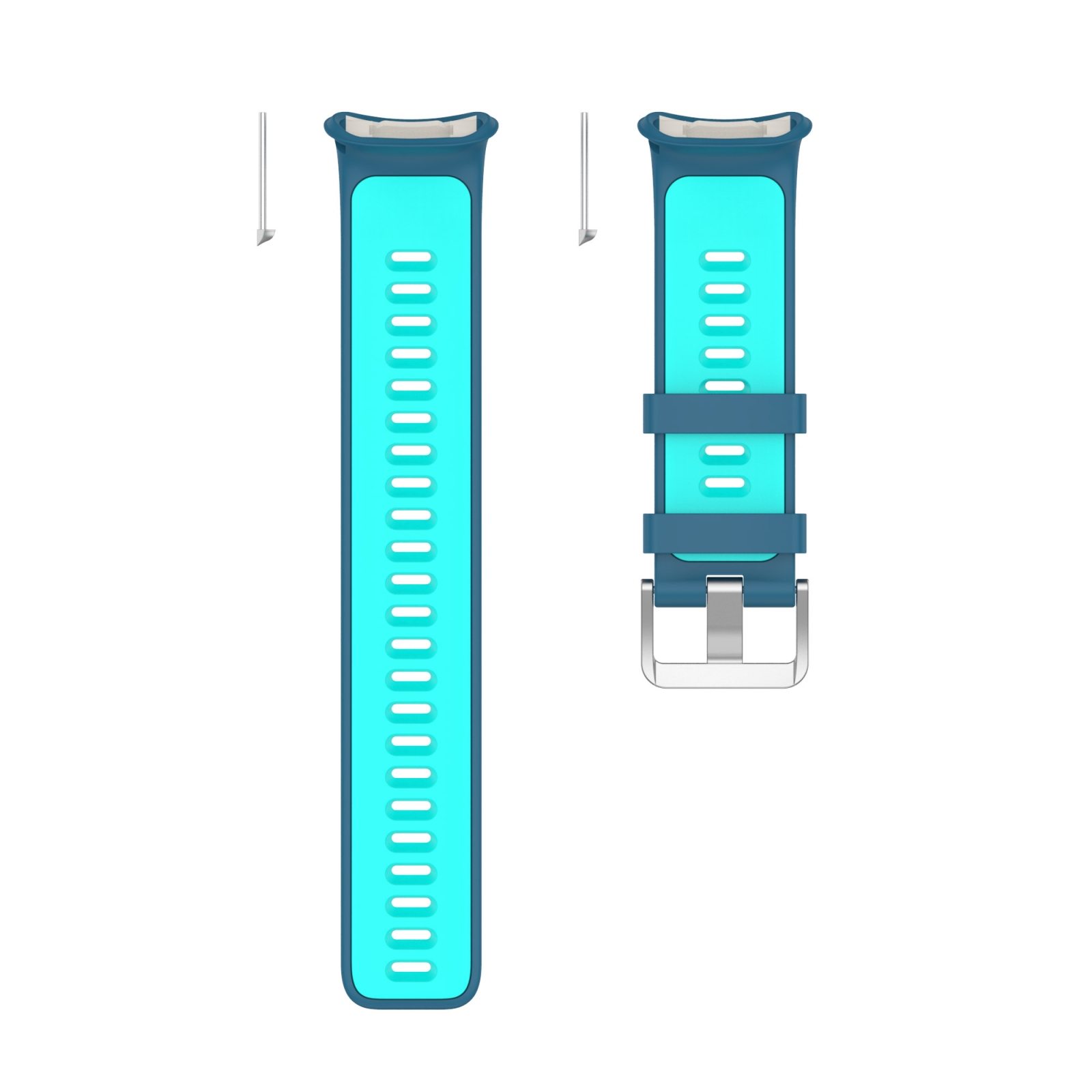 （COD)Two-color Silicone Watch Band for POLAR Vantage V2 with Raw Ears. 