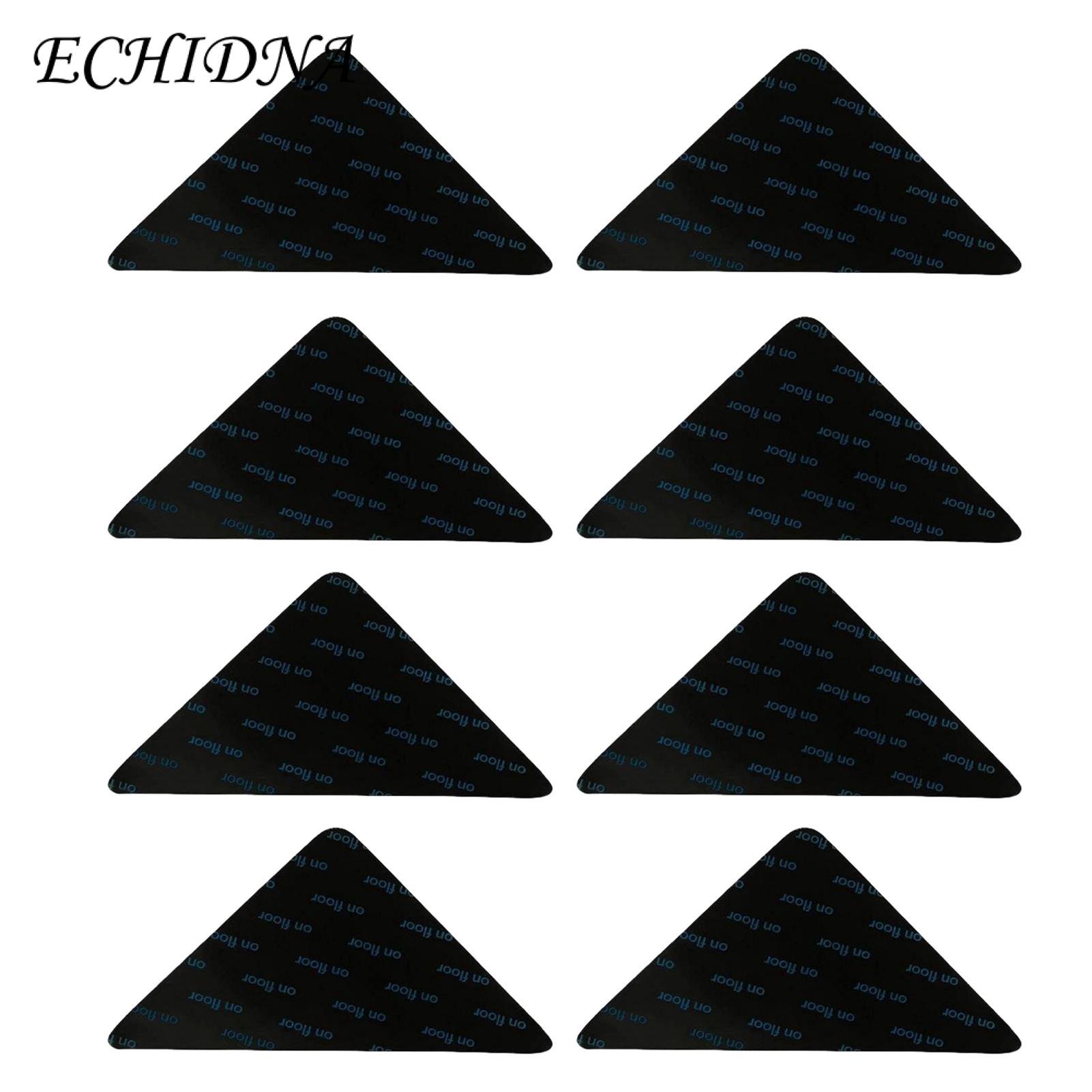 Fixing Patch for Carpets Non-slip Rug Gripper Pads Prevent Slipping Accidents Reusable Adhesive Tape for Living Room Bedroom Carpets 8pcs Reliable Non-slide Rug Adhesive