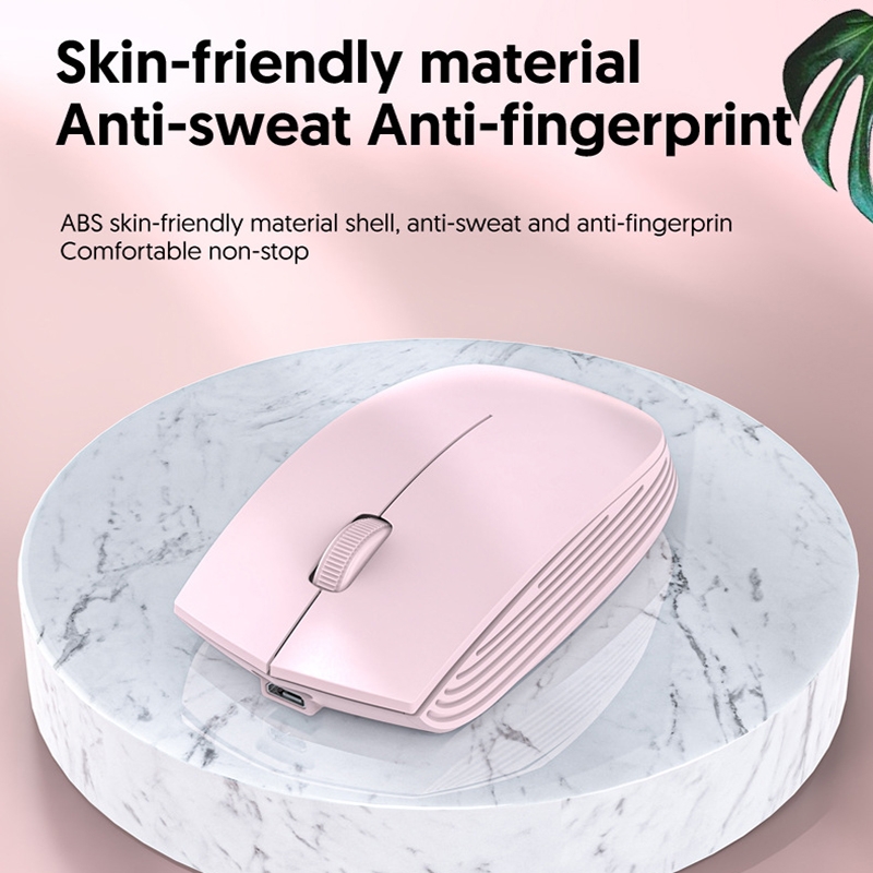811 3 Keys Laptop Mini Wireless Mouse Portable Optical Mouse, Spec: Charging Version (Beige). 