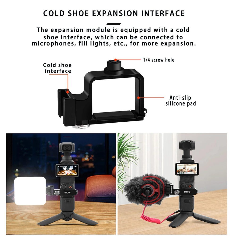 For DJI Osmo Pocket 3 Accessories Kit Set, Pocket 3 Expansion Adapter Selfie Stick Tripod etc - Compatibility: Osmo Pocket 3. 