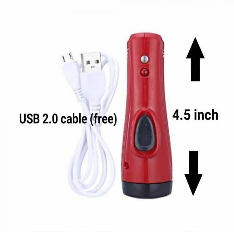 Rechargeable Led Flash Sd 8670 Torch Light - Illuminate Your Path With The Rechargeable Led Torch Light. 