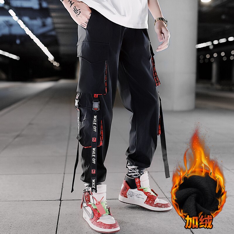 Hip Pop Cargo Pants Men Black Pocket Harem Joggers Harajuku Sweatpant  Casual Fashion Men Trousers Streetwear Sweatpants Hombre - buy Hip Pop  Cargo Pants Men Black Pocket Harem Joggers Harajuku Sweatpant Casual
