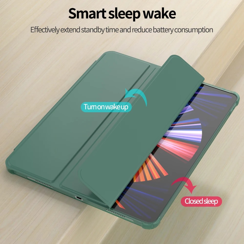 For iPad 10 10th Generation Case with Pencil Holder Silicone Back Cover For iPad Pro 11 Air 5 10 9 10 2 9th 10th Gen 2022 A2696. 