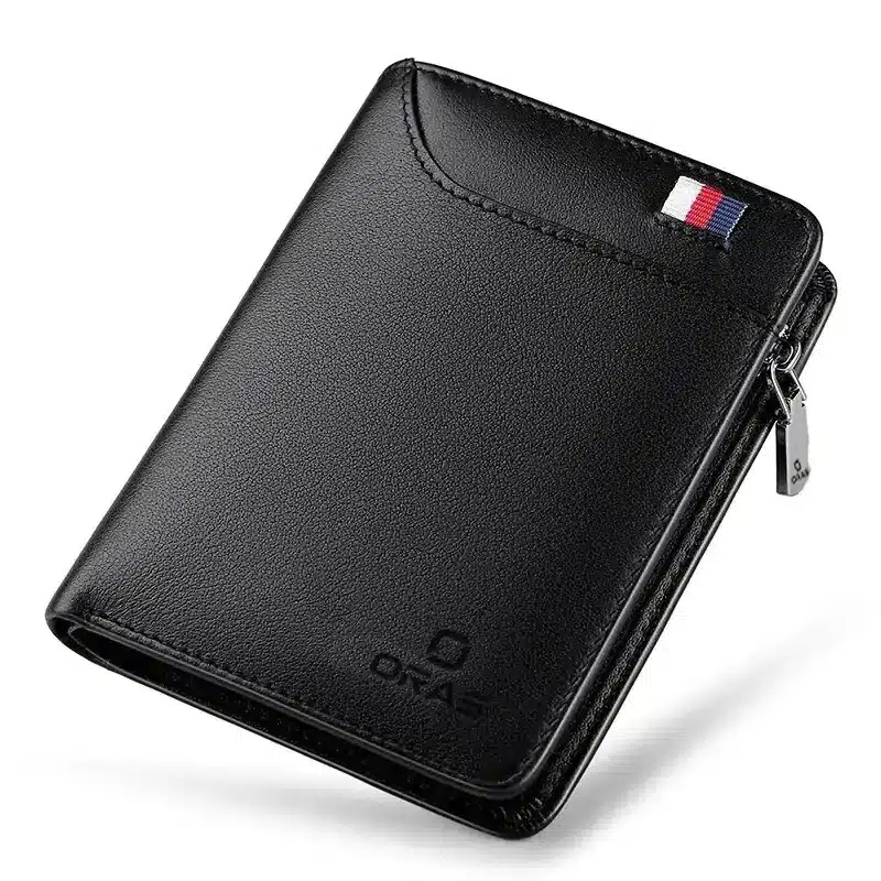 ORASs pure leather zipper wallet - Contains enduring appeal and value - Creative and unique design elements - Style & Luxe