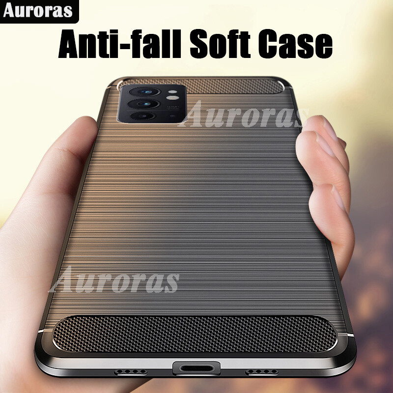 For OnePlus 9 RT Pro Soft Cas Brushed Carbon Fiber Texture Cover Casing for OnePlus 9 RT Wire Drawing Housing For girls and Boys