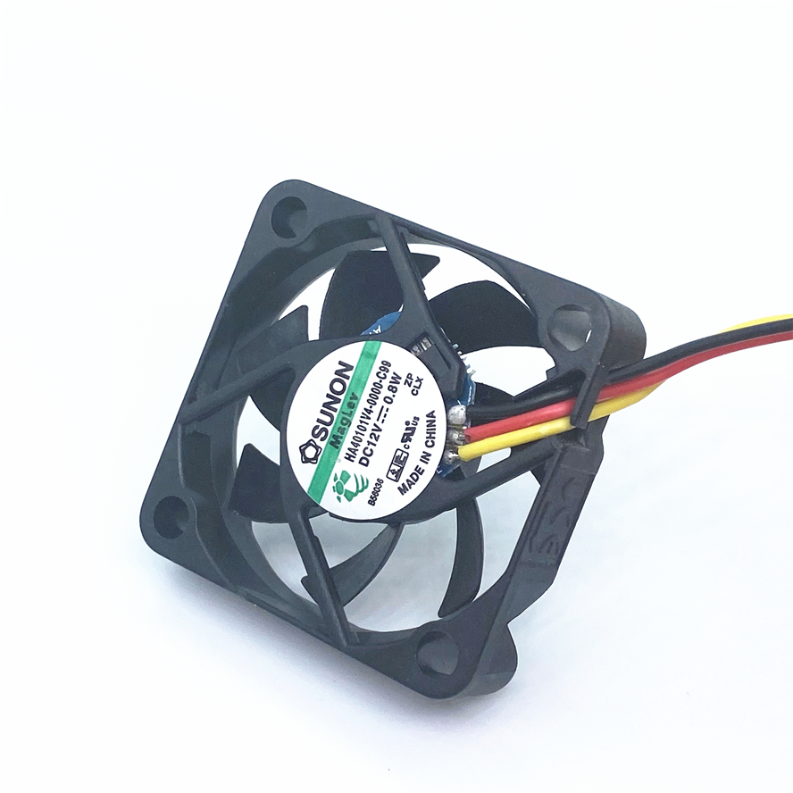 SUNON Maglev 4010 40mm 40x40x10mm Cooling Fan 4CM HA40101V4-0000-c99 DC12V 0.8W For 3D Printer North Bridge Chip Fan 3pin. 