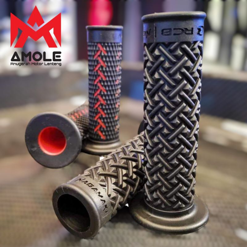 RCB NAGAMAKI GRIP SAMURAI INSPIRED DESIGN VIBRATION ABSORPTION DURABLE SINGLE & DUAL TONE GRIP 1 PAIR. 