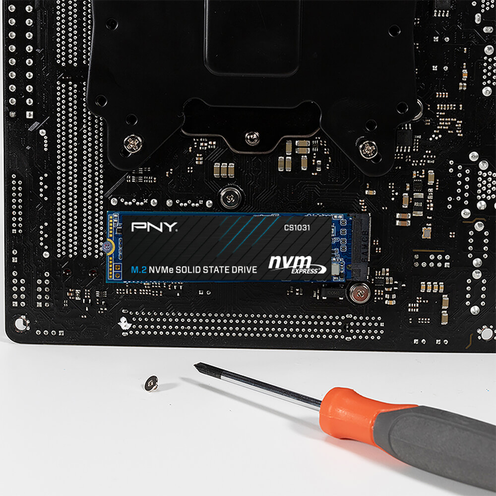 PNY CS1031 256GB M.2 2280 NVMe Gen3x4 SSD - Sequential read of up to 1700MB/s - Sequential write of up to 1100MB/s - Faster boot-up and quicker application launch -  -Low power consumption, cool and quiet operation - SSD for Laptop Desktop. 
