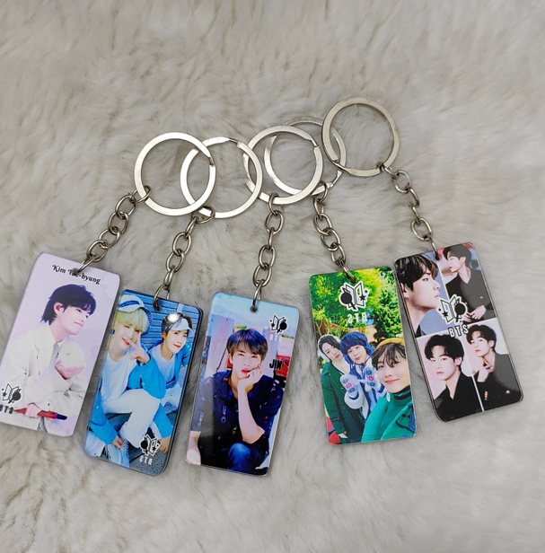 BTS Kye Ring Print with BTS Key Chain. 