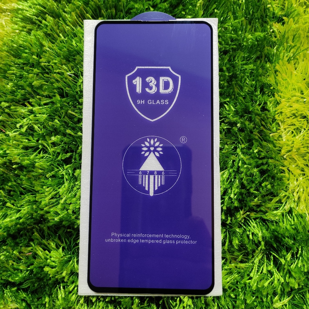 For Tecno Spark 7 Pro -13D Tempered Gorilla Glass Screen Protector (For All 6.6 inch Display). 
