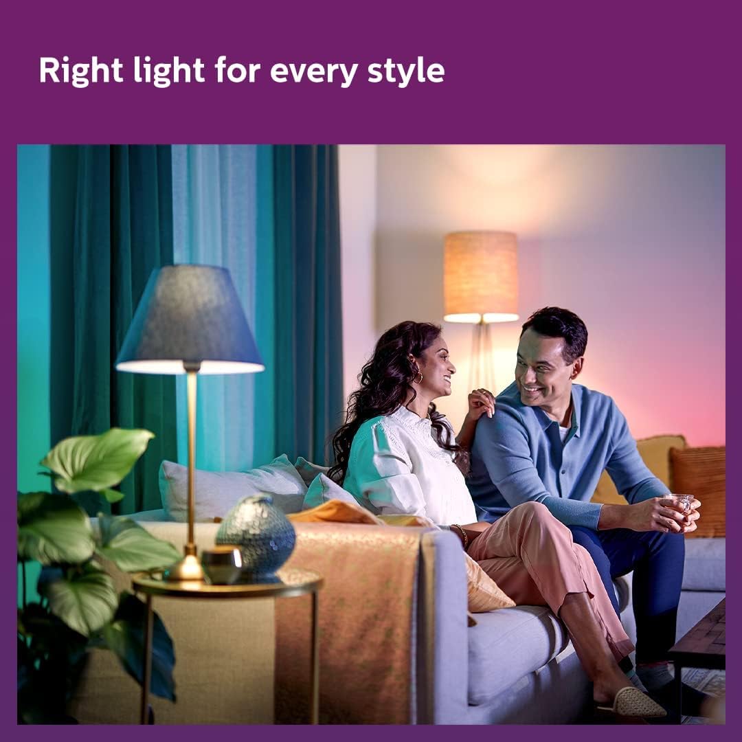 PHILIPS 10W Smart LED Bulb, Wiz Wi-Fi Enabled, Compatible with Amazon Alexa and Google Assistant. 