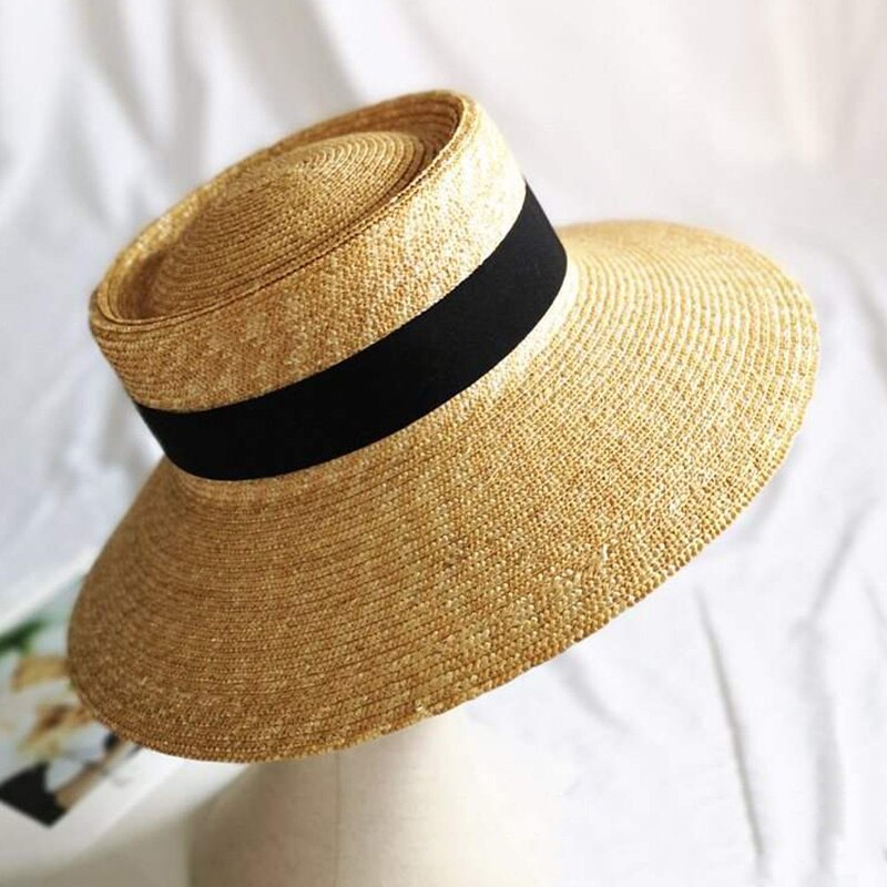 Women Ring Top Fine Straw Hat Summer 