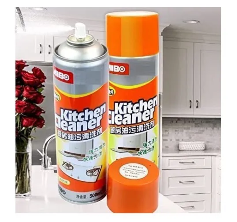 Powerful Kitchen Oil Cleaner Spray - Easily Removes Tough Grease and Grime from Various Surfaces - 500ml. 