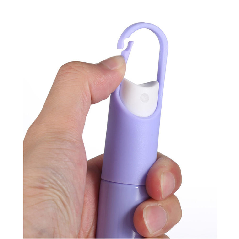 Portable Hand Sanitizer Refillable Empty 20ml Fragrance Container Mini Hook Bottle Spray Bottle for Travel Daily Use Office School Outdoor. 