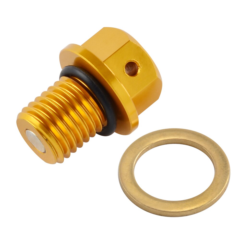 【VisioN Shop】green CNC Oil Drain Plug Bolt For Honda CRF 70 100 CR500 CR125R CR250R CRM250 CRF250L/M XR250 XR600R XR650R CRF1000L. 
