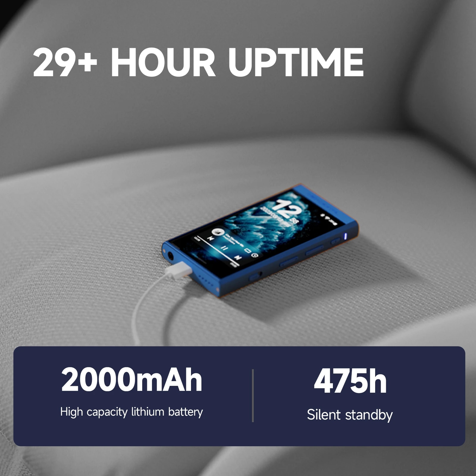 HiBy Digital M300 Android 13 Music Player MP3 HiFi Audio Bluetooth WiFi USB DAC DSD FM Radio Dual Mic Built-in Speaker IPS 29hr. 