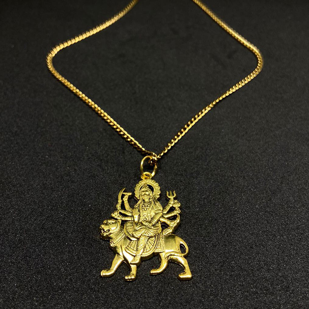 Maa Sherewali Locket with Chain of Men & Women - Chain