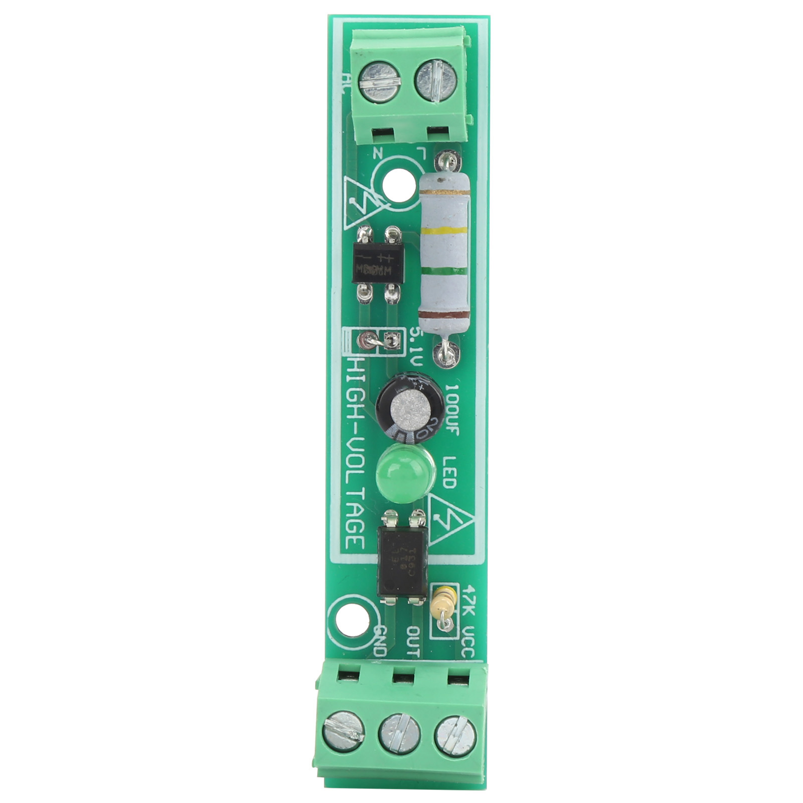 Nax 1 X Optocoupler Module 220V Opto Isolator Voltage Detect Board For Plc Access. 