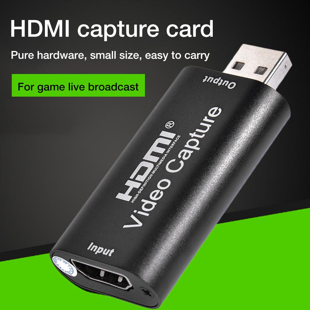 Video Capture Card 1080P 4K HDMI to USB USB 2.0 Video Capture Device Audio Video Re_cording for Streaming PS4 XBOX Phone Game Camera Live Stream Broadcast. 