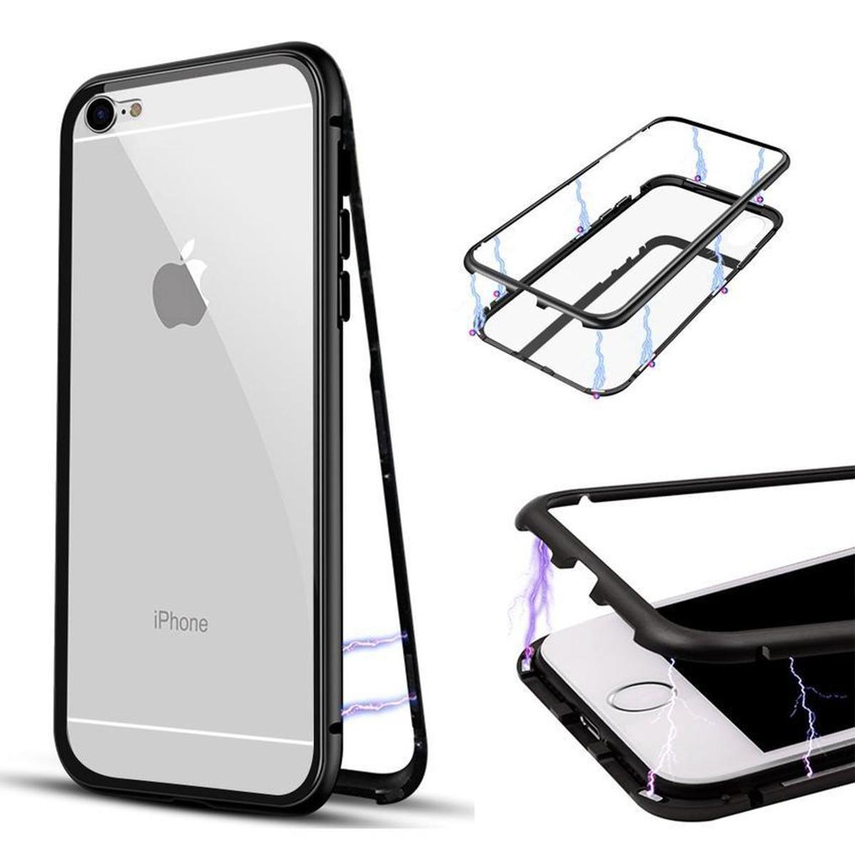 Magnetic Metal Premium Bumper Case for iPhone 6/7/7/8/8/X/Xs/Xsmax - Black