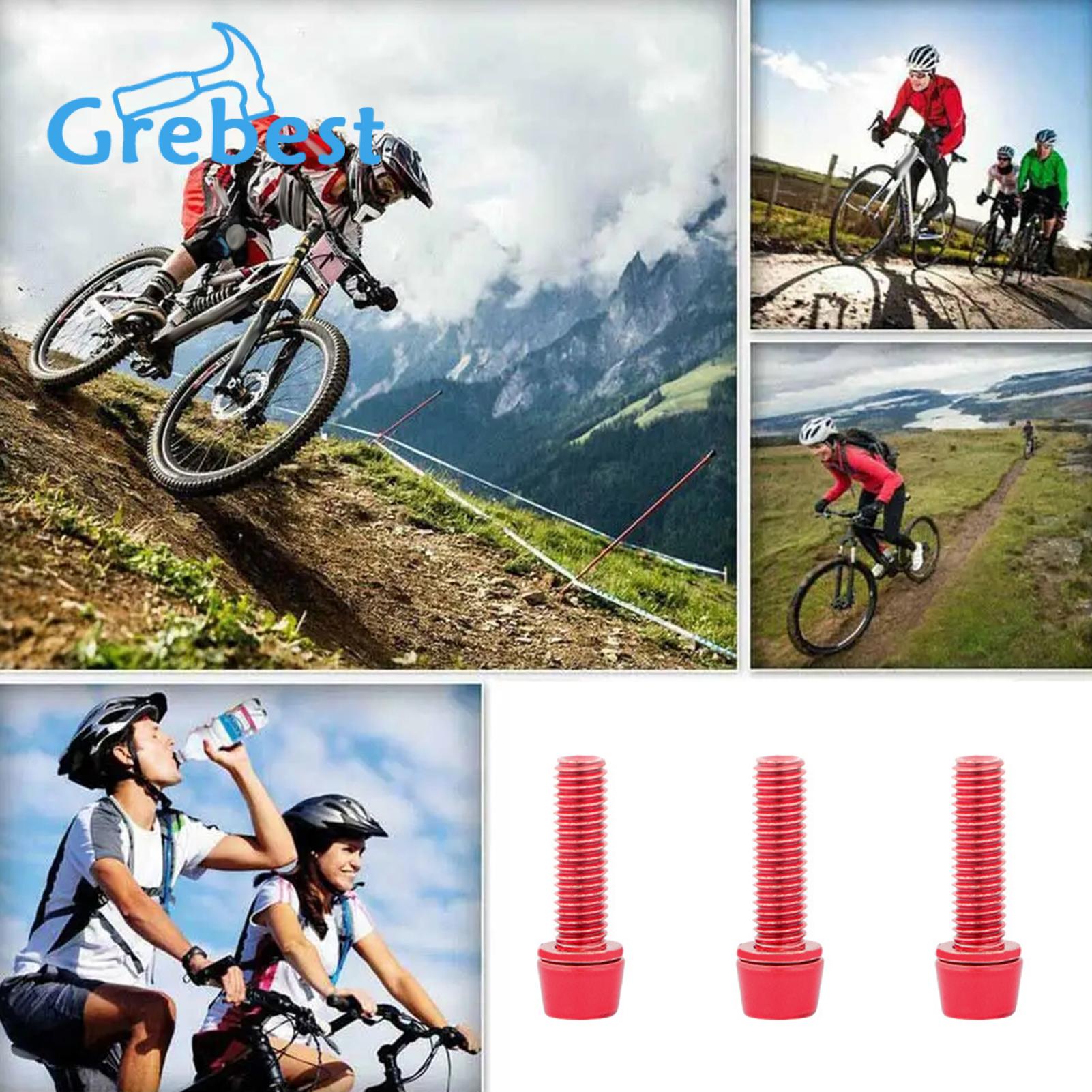 Road Bicycle Stem Screw Colorful Stainless Steel Bike Stem Bolts Set for Bmx Mtb Road Mountain Bicycles avy Duty Metal Screws for Cycling cessories 6pcs Stainless Steel Bicycle Stem Bolt. 