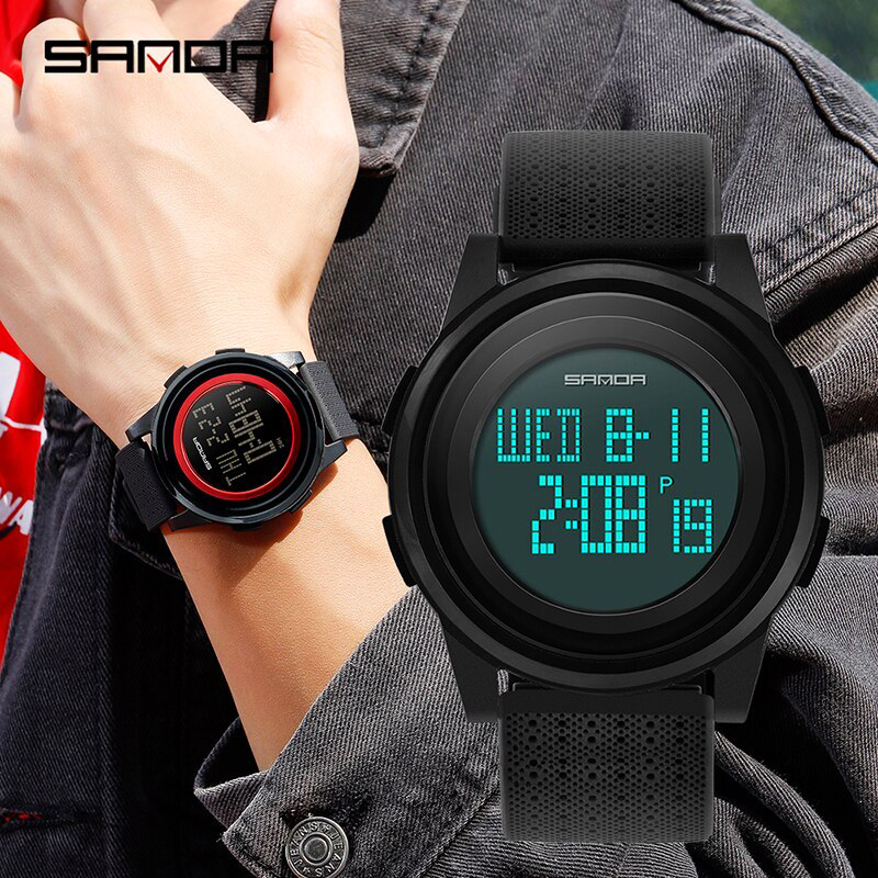 slim digital watch