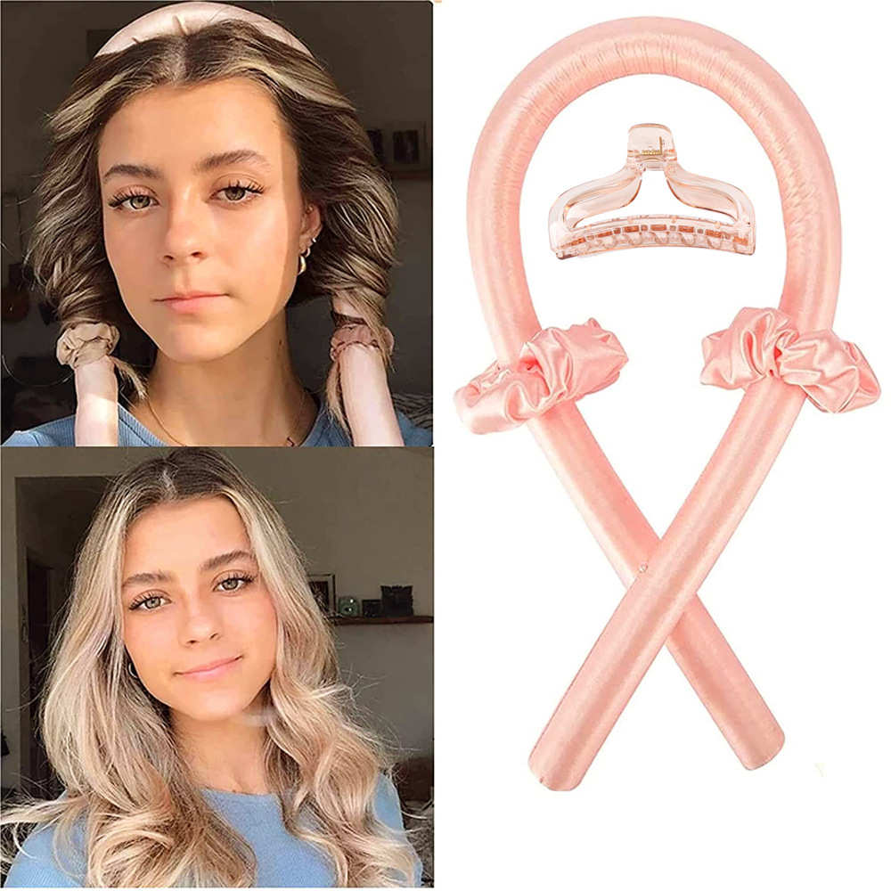 Lazy people don't harm their hair, sponge sleep styling curlers, large wave non perm hair conditioners
