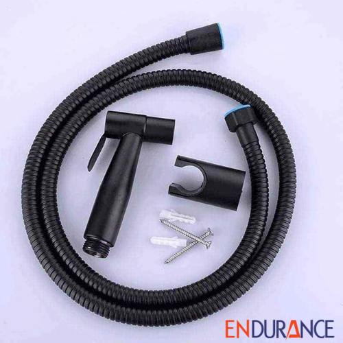 Toilet Black Round Bidet Sprayer Bidet Shower Hygienic Shower Wall Toilet Bidet Sprayer Cold Water
