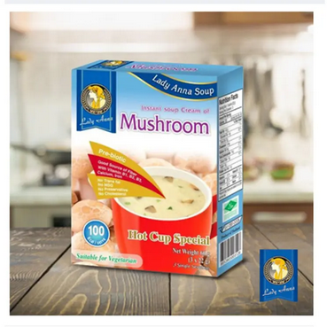 Lady Anna Mushroom Soup, 66g (pack of 4)