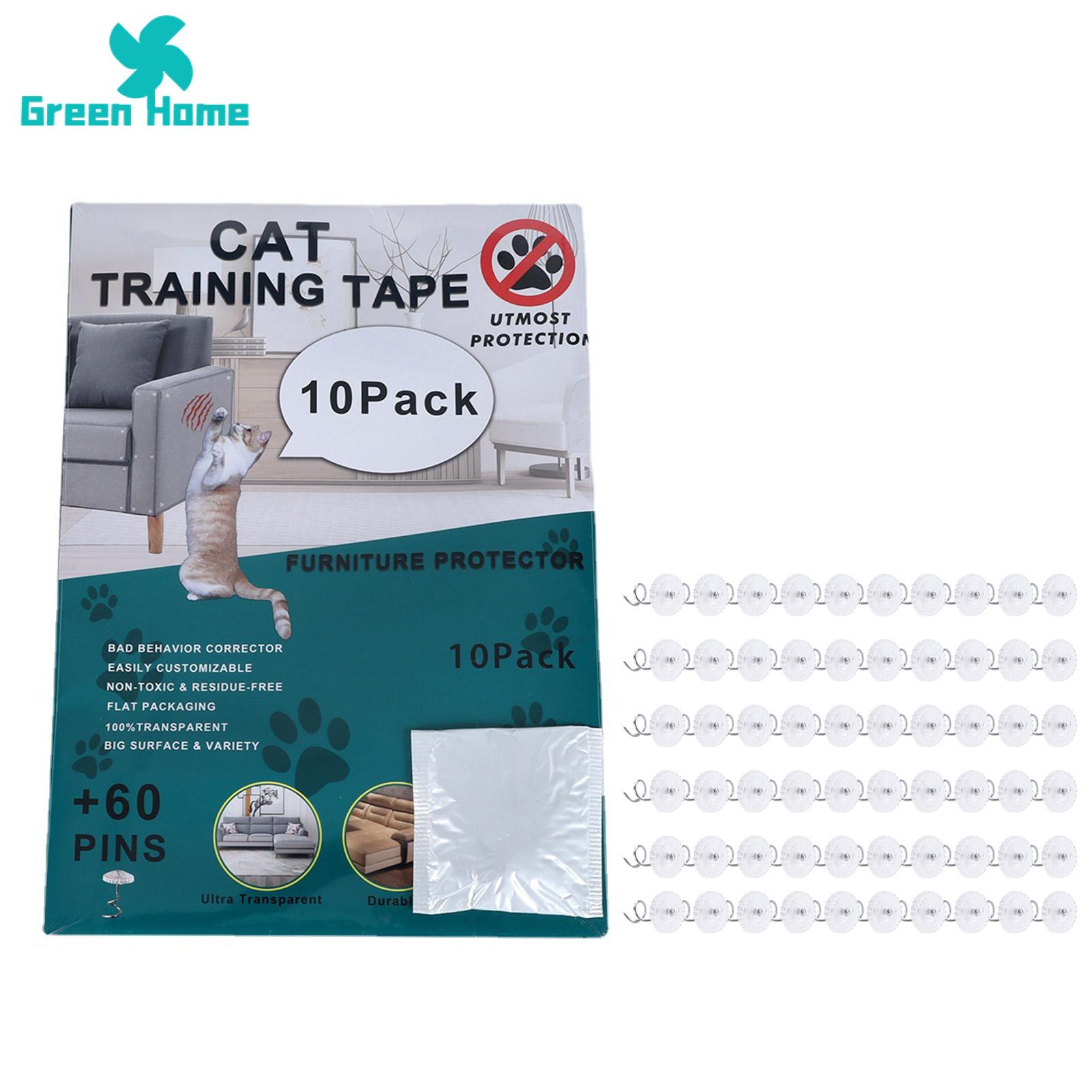 Green Home Cat Anti-scratch Pad Scratch-Resistant Sofa Corner Scratching Deterrent Tape. 