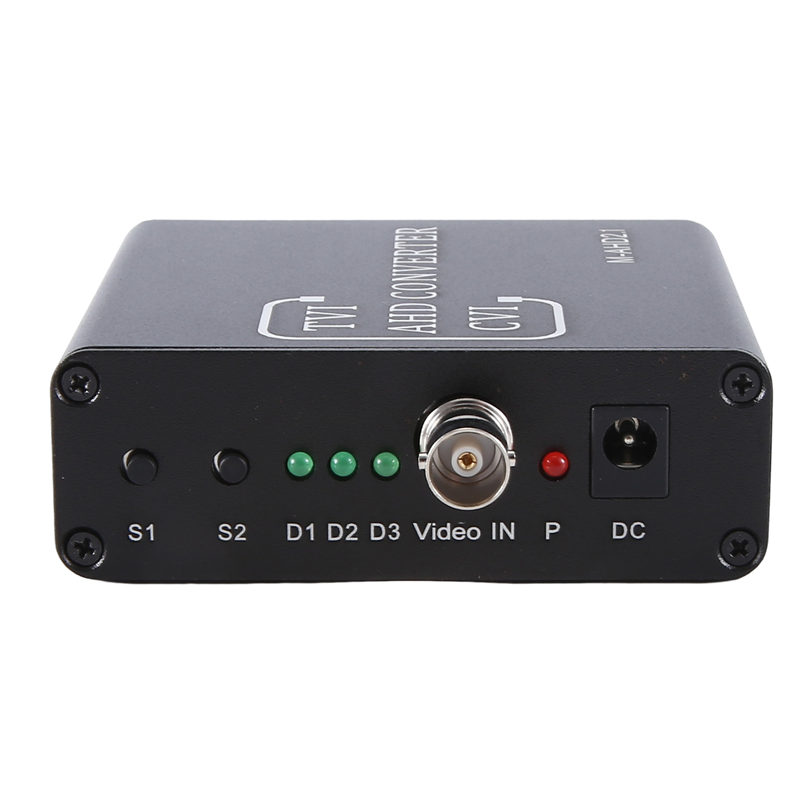 5MP 2MP 720P 1080P AHD TVI CVI to HD VGA Converter Switch US Plug. 