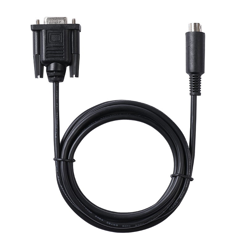Allen Bradley PLC Programming Cable DB9 Female to Mini Din 8P RS232 Serial Cable 1761-CBL-PM02. 