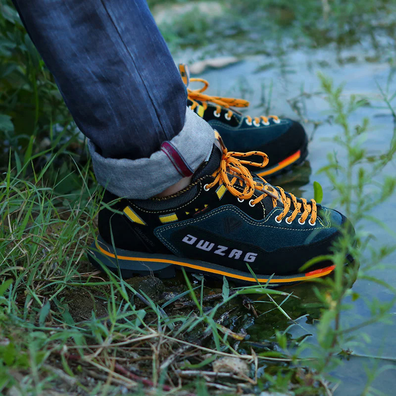 selevn roind】 DWZRG Waterproof Hiking Shoes Mountain Climbing