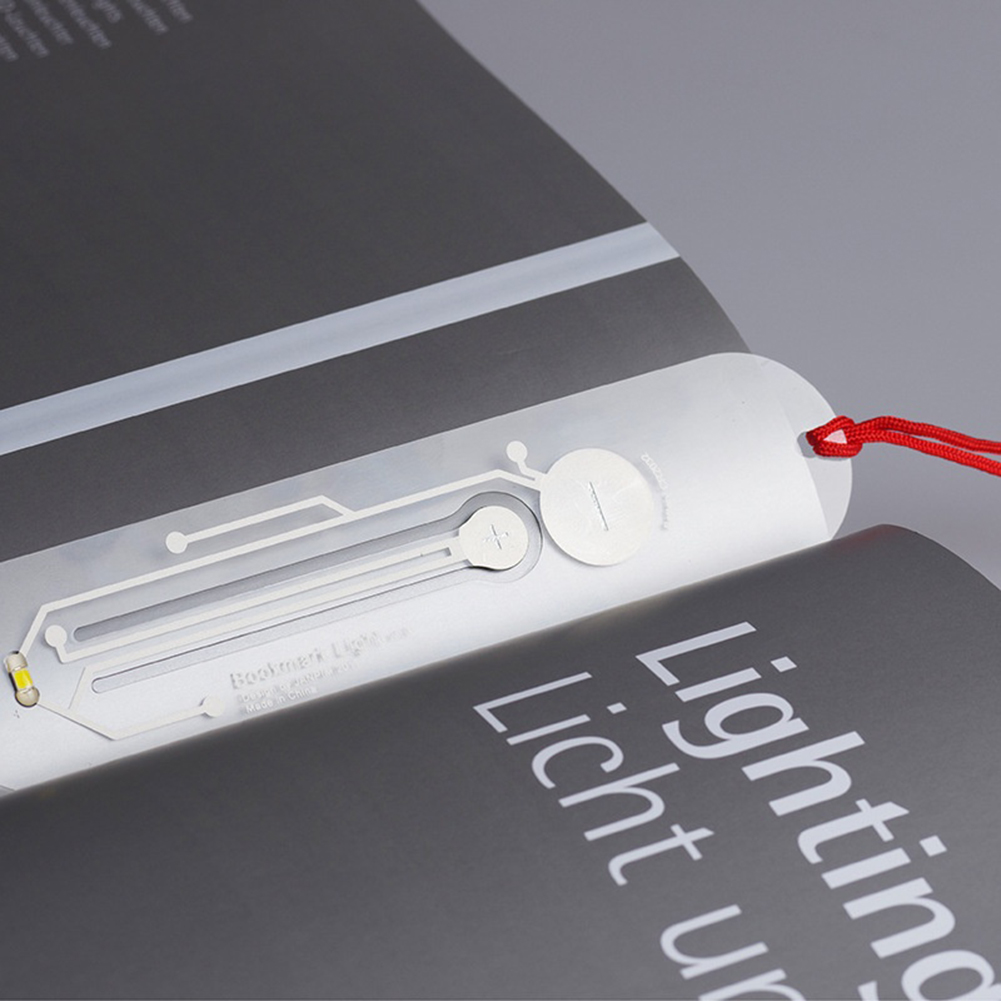 Creative LED Luminous Bookmark Light Night Bendable Super Thin Reading Lamp Gift. 