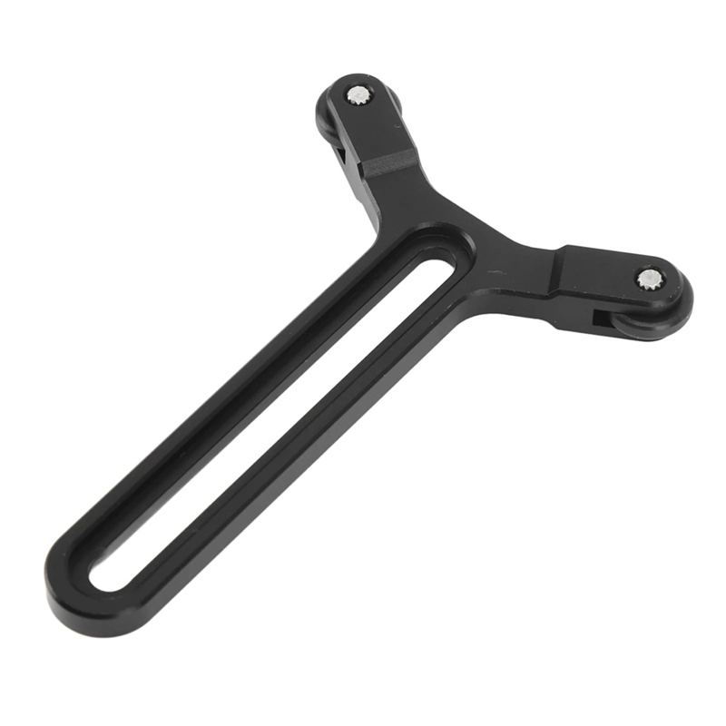 Y Shape Lens Support Bracket with Double Wheels Lens Support System 22-71.5Mm Height Adjustment for -S/-SC Easy Install Easy to Use. 
