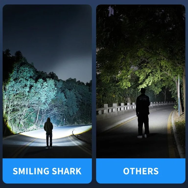 Smiling Shark SD1018 LED Torch Light 12000mAh Battery. 