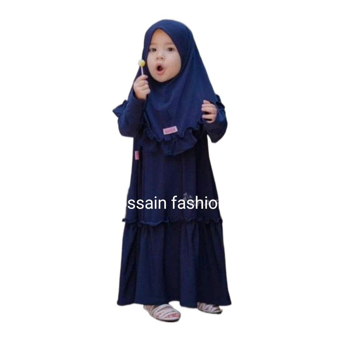 Baby Burka/ Kids Burka Full Set With Hijab.  (customize size color possible). 