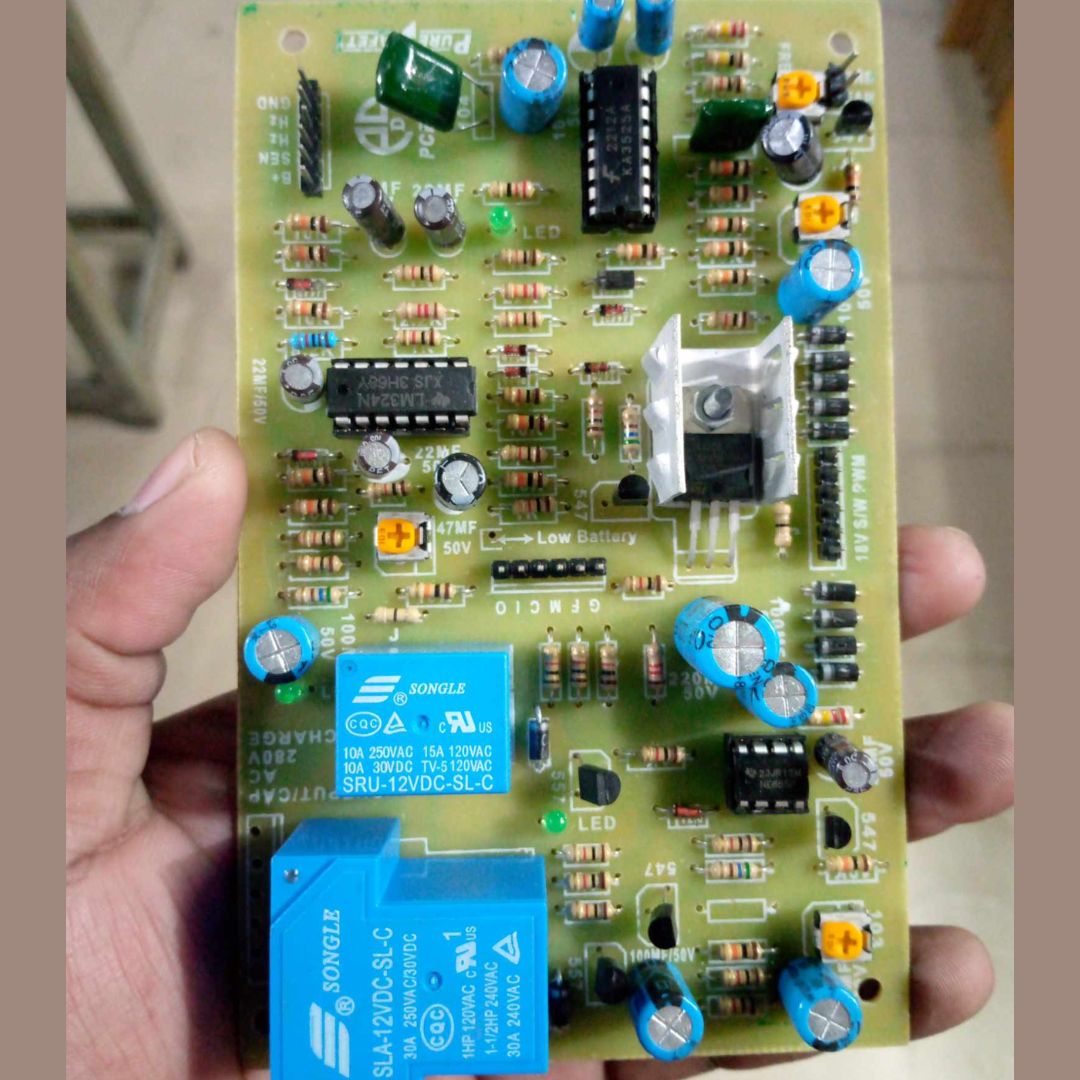 IPS OSCILLATION Circuit IPS Inverter Oscillation Control Board Circuit DC 12V To AC 220V Output Square Wave With Charging Overload Protection Inverter Motherboard Switches