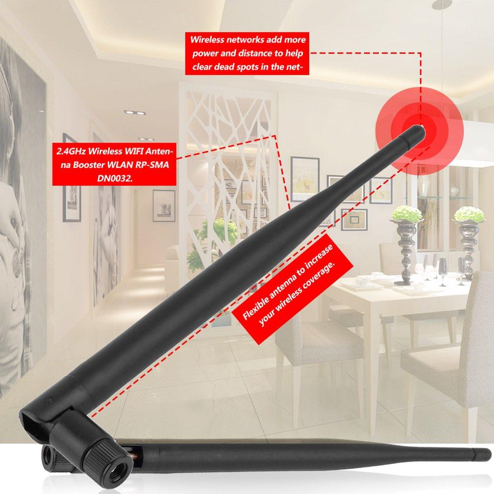 Size Color 2.4GHz 7dBi Wireless WiFi Antenna Booster WLAN RPSMA f
